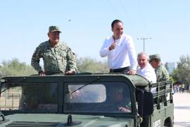 Ayer se inauguró un pozo de agua en el Campo Militar de Torreón.