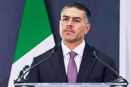 CULIACÁN, SINALOA. 04MAYO2026.- Omar García Harfuch, acompañado de la Gobernadora interina de Sinaloa, Yeraldine Bonilla entre otros integrantes del gabinete de Seguridad, hablaron sobre el estado que guarda este estado. FOTO: SSPC/CUARTOSCURO.COM