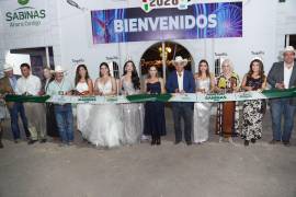 Con la presencia de autoridades estatales inició oficialmente la Feriexpo Sabinas 2026. FOTO: CORTESÍA