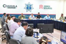Autoridades municipales, estatales y federales participaron en la reunión semanal de evaluación de seguridad en Torreón.