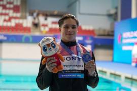 El mexicano aún tiene dos competencias por disputar en el certamen.