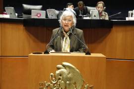 La senadora por Morena y ministra en retiro de la SCJN, Olga Sánchez Cordero, se manifestó en contra de la desaparición de los 13 fideicomisos.