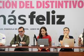 El Gobierno de Coahuila presentó el distintivo +Feliz para reconocer a organizaciones comprometidas con la salud mental de sus colaboradores.