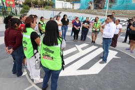 Participaron Comités Pro Plaza, elementos de la Comisaría de Seguridad y personal de la Contraloría Ciudadana
