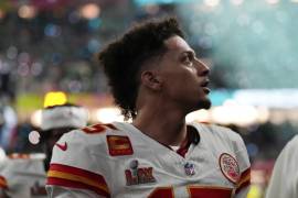 Patrick Mahomes no pudo levantar a un equipo de Kansas City que ya “había tirado la toalla” desde la mitad del tercer cuarto del partido.