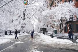 Fue en Nueva York donde se registró el temporal más intenso desde 2016 dejando más de 38 cm de nieve en Central Park