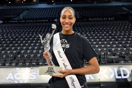 A’ja Wilson conquistó su quinto MVP de la WNBA y se convirtió en la primera jugadora de la historia en ganar tres premios consecutivos.