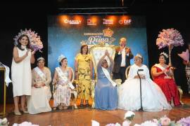 Maribel Hernández García, representante del Centro Comunitario El Mirador, fue electa Reina de las Personas Adultas Mayores 2026 de Ramos Arizpe.