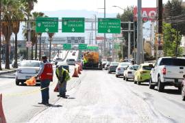 Intervenciones continuarán este miércoles en el carril lateral, en dirección de poniente a oriente.