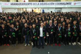 La delegación coahuilense fue presentada rumbo a la Olimpiada Nacional 2026 durante ceremonia oficial.