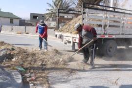 Las labores de limpieza avanzan en tiempo y forma, dentro del programa municipal.