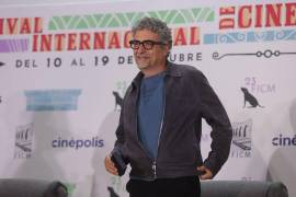 Conferencia de prensa de la cinta “El Agente Secreto” del director brasileño Kleber Mendonça Filho, como parte de las actividades del 23er Festival Internacional del Cine de Morelia.