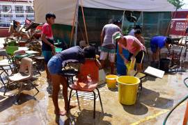 La entrada del Frente Frio Número 4, generó encharcamientos y afectaciones menores en municipios de la región Norte de Chiapas. FOTO: CUARTOSCURO.