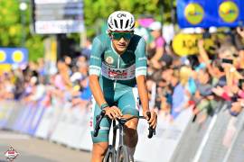 Isaac del Toro atacó a 35 kilómetros de la meta y fue segundo en la etapa reina disputada entre Herxheim y Bad Dürkheim.