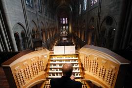 Restauración del gran órgano de la catedral de Notre Dame se llevará más de tres años