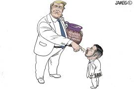 La firma en el acuerdo contra el tráfico de armas