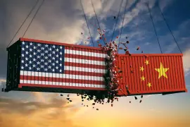 Los economistas esperan que las exportaciones continúen respaldando la economía de China en este ejercicio, a pesar de las fricciones comerciales y las tensiones geopolíticas. FOTO: