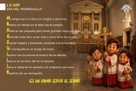 Niños y jóvenes participan activamente en la celebración litúrgica con dedicación y entusiasmo.