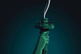 Por Trump, The New Yorker 'apaga' la antorcha de la Estatua de la Libertad