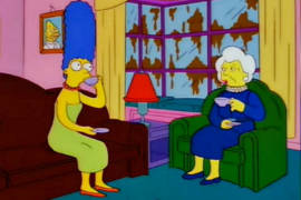 Revelan carta de Barbara Bush dirigida a ‘Los Simpson’