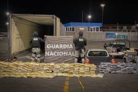 El decomiso de 537 kilos de metanfetamina y 60 de cocaína, son los primeros resultados del Operativo Frontera Segura de la Guardia Nacional en la región de Baja California.