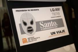 Boleto del metro llevará imagen de la máscara de &quot;El Santo&quot;