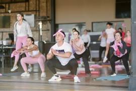 La jornada deportiva de “Octubre Rosa” logró reunir apoyos a beneficio de la asociación “Esperanza de Vida” A.C. FOTOS: CORTESÍA