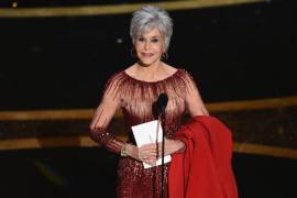 Jane Fonda presenta el premio a la mejor película en los Oscar el 9 de febrero de 2020 en Los Ángeles.