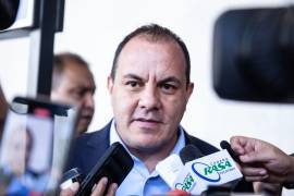 Cuauhtémoc Blanco en la Cámara de Diputados donde la Fiscalía de Morelos presentó el pasado jueves una solicitud de desafuero del diputado y exgobernador del partido oficialista Morena, para investigarlo por una denuncia de presunto abuso sexual.