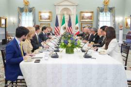 Gabinete de Seguridad del Gobierno de Claudia Sheinbaum Pardo se reunieron con Marco Rubio, secretario de Estado de Estados Unidos en Washington.