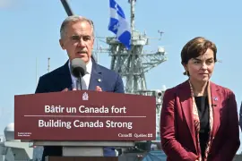 El primer ministro canadiense, Mark Carney, ha sido enfático sobre la respuesta de Canadá ante los aranceles de Washington.