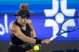 La tenista mexicana Renata Zarazua participó en el Abierto de Tenis de Monterrey.