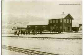 Calle Francisco Coss, la arboleda de San Lorenzo (1887). Cortesía del Blog Saltillo del Recuerdo y Grupo de Facebook Ranchos, Pueblos y Villas de Coahuila.