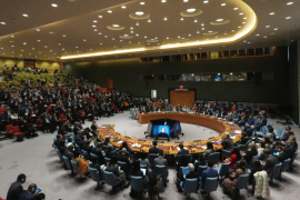 Miembros del Consejo de Seguridad de la ONU se reúnen en Nueva York.