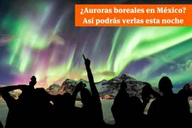 Así se podrán ver las auroras boreales en México este octubre de 2024.