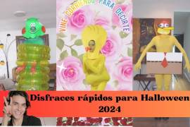 El tiktoker Andrés Johnson comparte ideas de disfraces rápidos y sencillos de hacer para este Halloween de 2024.