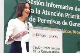 La titular de la Sener, Luz Elena González, informó que se abrirá registro el 24 de octubre y se anunciarán los permisos en diciembre.