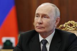 El presidente ruso Vladímir Putin asiste a una reunión con el gobernador de la región de Kaliningrado, Alexey Besprozvannykh, en Moscú, el jueves 2 de julio de 2026.