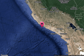Un sismo de 6.3 de magnitud se registró este domingo en el litoral del sur peruano, en el departamento de Arequipa.