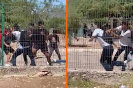Captan en video una agresión contra joven estudiante del CBTIS 40 en Sonora.