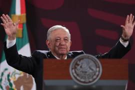 El presidente de México, Andrés Manuel López Obrador durante su conferencia de prensa matutina en Palacio Nacional, en la Ciudad de México (México).