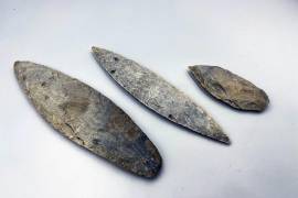 Encuentran ofrenda de 16 cuchillos en la ciudad prehispánica de Kulubá, en Yucatán
