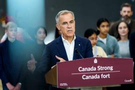 Carney se reunió esta semana en Washington con el presidente de EU, Donald Trump, para discutir el comercio bilateral. FOTO: