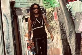 Lenny Kravitz público en sus redes sociales que se estaba paseando por las calles de CDMX.