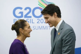 Durante el G20 en Brasil, Trudeau dijo que planteó a la presidenta Claudia Sheinbaum su preocupación por las inversiones chinas en México.