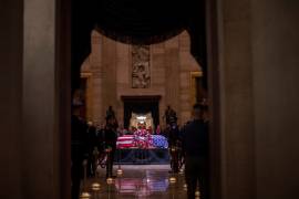 El Capitolio de EU abraza los restos del expresidente de EU George H. W. Bush (Fotogalería)