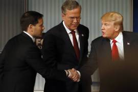 Donald Trump y Jeb Bush, enfrentados por Siria y la inmigración