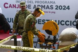 Se han canjeado más de 600 armas a través del proyecto ‘Sí al desarme, Sí a la paz’ | Foto: Cuartoscuro