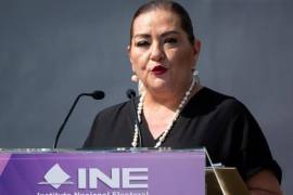 La presidenta del Instituto Nacional Electoral (INE), Guadalupe Taddei