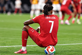 Rafael Leão utilizó el histórico número 7 de Portugal ante Dinamarca, en pleno misterio sobre la continuidad de Cristiano Ronaldo con la Seleção.